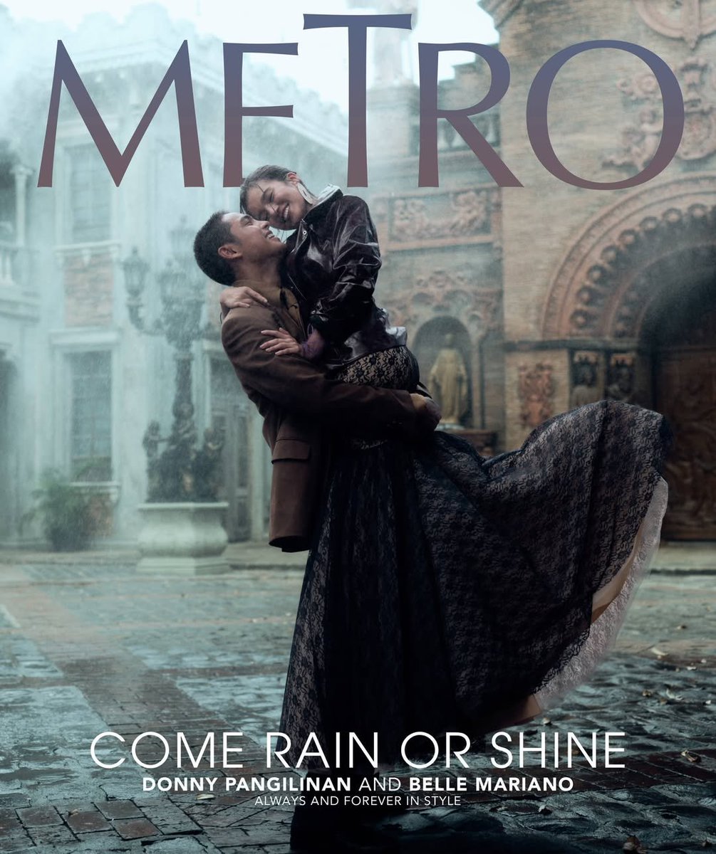 DonBelleOFC's tweet photo. IG | @donnypangilinan and @bellemariano02 spotted on @.metromagph and @.metrodotstyle post! 

"As #DonnyPangilinan and #BelleMariano step into ‘Tayo Sa Wakas’—a film that now carries the weight and beauty of being their “last dance” together for now—they do so with full hearts, deep gratitude, and love for everything that brought them to this moment.

For years, audiences watched them grow not only as a pairing, but as individuals finding their own rhythm beside each other. Through every scene, every season, and every chapter, #DonBelle became more than just a love team—it became a story of growing up together while learning who they are on their own.

And while new journeys now wait for both of them separately, what remains is the quiet comfort of knowing that some stories never really end. They simply change form, carry on, and continue to mean something beautiful to the people who lived through them.

Read more about their beautiful story in our bio or visit https://t.co/Ln4QBjhwtH.

#MetroLovesDonBelle" 

#TayoSaWakas