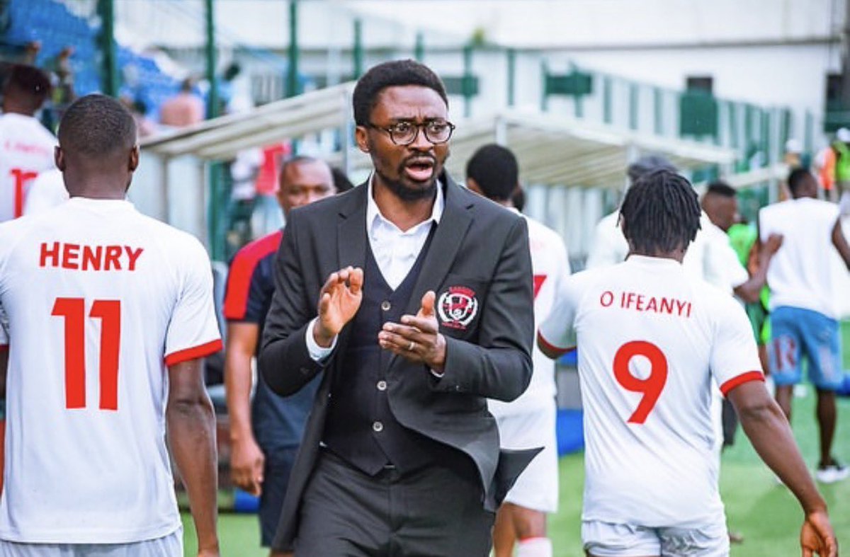 AbuAzeezAbolaji's tweet photo. This man @mobisezeaku already deserves a statue in Enugu state, he won the league with @Rangers_Intl in 2015/2016 as a team manager , he left and came to win the league in 2023/2024 season , the team struggled the following season, but came back to win the league again in 2025/2026 season …

3 NPFL champions in 10 seasons