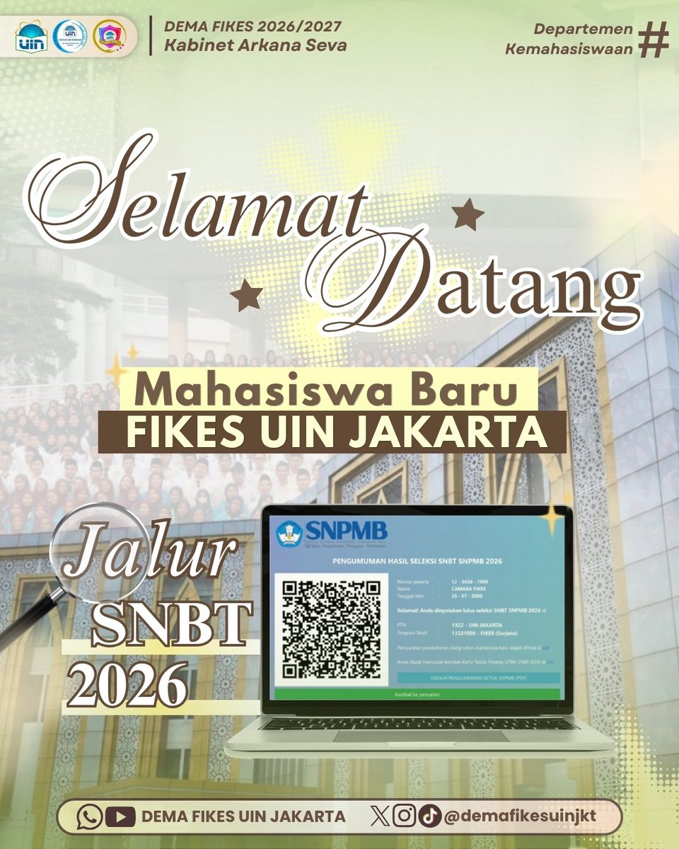 DEMA FIKES UIN Jakarta tweet media