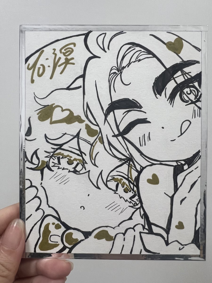 PromareL's tweet photo. 五月时候画的签绘 https://t.co/NTAM7IluOp