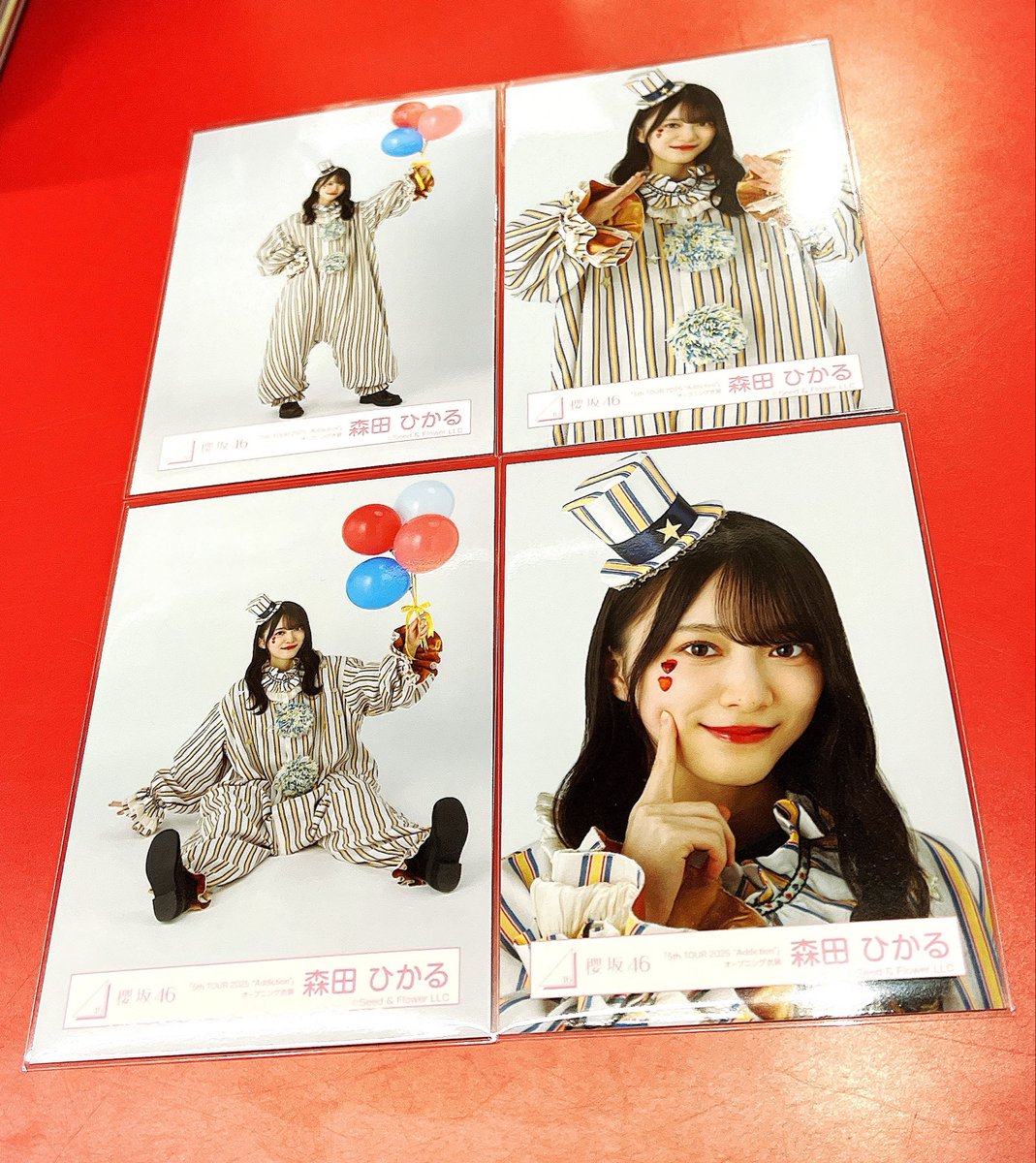 櫻坂46　森田ひかる　生写真　Addiction　オープニング衣装　ヨリ　ヒキ 櫻坂46】 #森田ひかる さん ・「5th TOUR 2025 