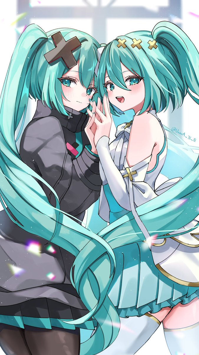 UrarA_31_E's tweet photo. バツミクさんと窓ミクさん✖️🪟
 #初音ミク #prsk_FA https://t.co/awvyez0C6x