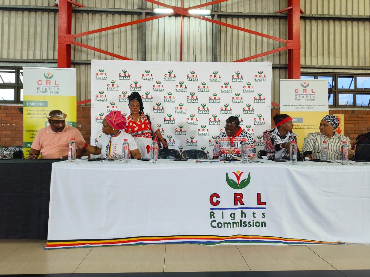 CRL_Commission's tweet photo. AS IT HAPPENS

The KwaZulu Natal leg of the Traditional Health Practitioners (THPs) Provincial Izimbizo is currently underway at the Umlazi V Section Municipal Hall outside Durban.

The event is aimed at addressing systemic challenges in the sector. https://t.co/2U142MO1Q5