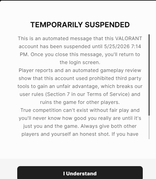 marbenexia's tweet photo. @riotgames  @ItsGamerDoc i was in the middle of a TDM getting 1 tap by the enemy then i got suspended lol https://t.co/NSOEr8j51y