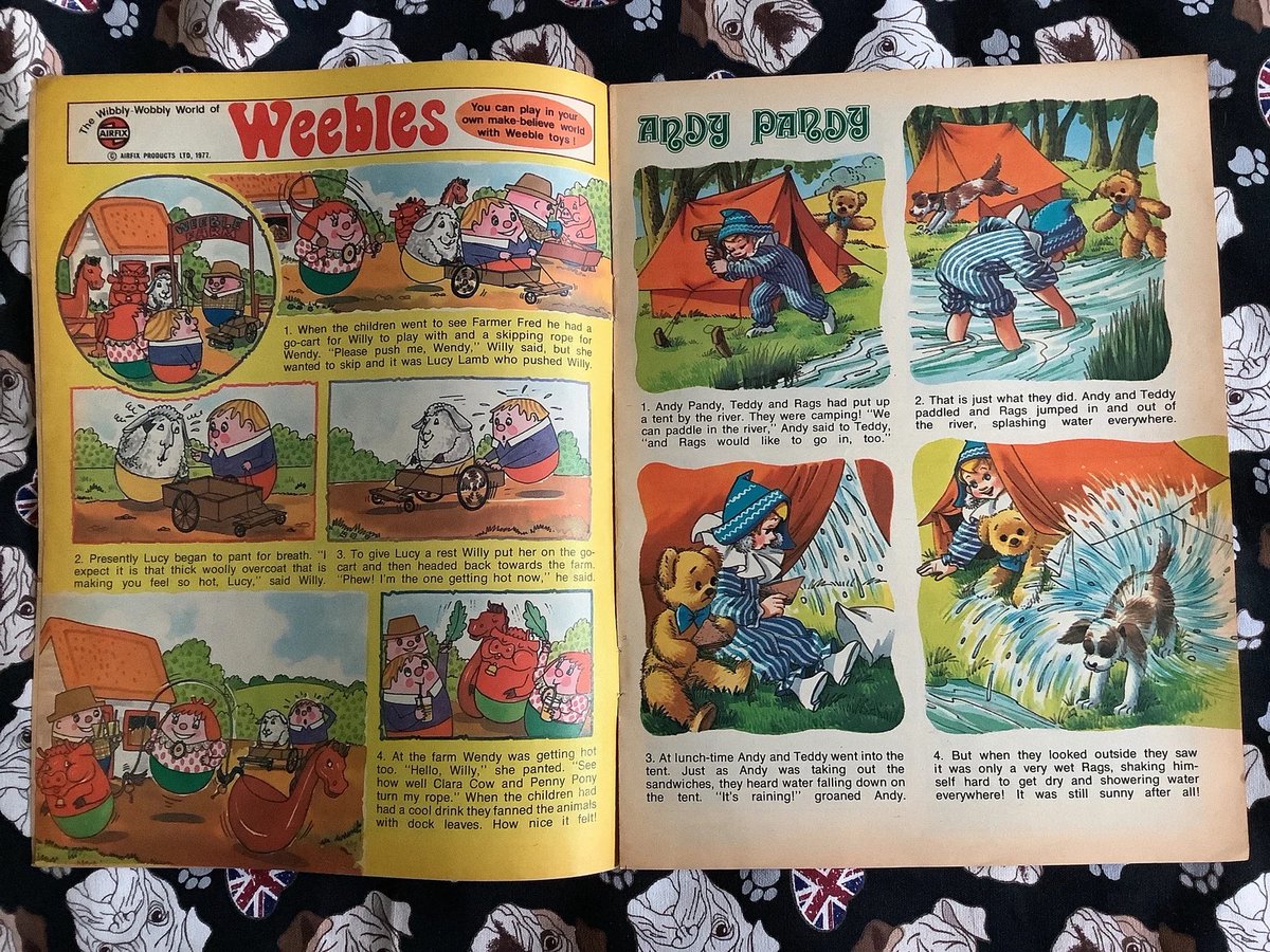 WatsonsVintage's tweet photo. A Fun Nostalgic #giftidea for a loved-one with a June Birthday. Rare Vintage 18th June, 1977 'Pippin in Playland' Comic Strip Stories including #AndyPandy #TheWeebles #RupertBear and more https://t.co/dyA3DaFj0G via @Etsy #VintageComics #Pippin #Playland #1977Gift #70snostalgia https://t.co/9bBBxtR2Jz