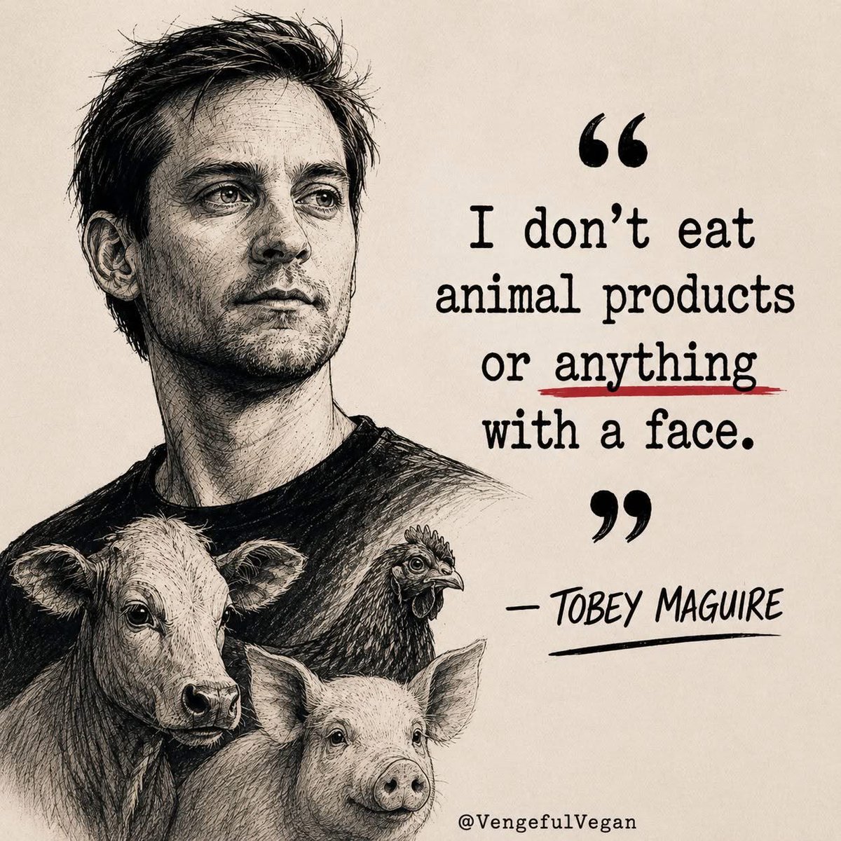nasrene41's tweet photo. #Vegan #PlantBased #AnimalRights #AnimalsAreSentient
With great power comes great responsibility💪🏽🌱💚 https://t.co/9rbf07oj10