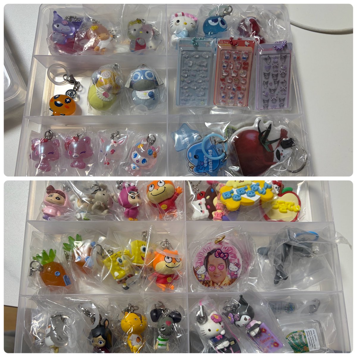 CdffS8's tweet photo. めじるしアクセサリー　交換　サンリオ　クレヨンしんちゃん　ディズニー　しずくちゃ　マリオ　たまごっち　ドラゴンボール　ヨッシー　ちいかわ

【譲】画像1〜4出し惜しみあり

【求】ヨッシー、クリスタル、ちいかわ3、ハローキティー

郵送希望 https://t.co/WTLLmvISnm