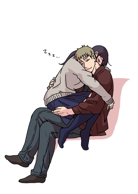 盛り上がる前に寝ちゃうときもある💤 #創作男女 