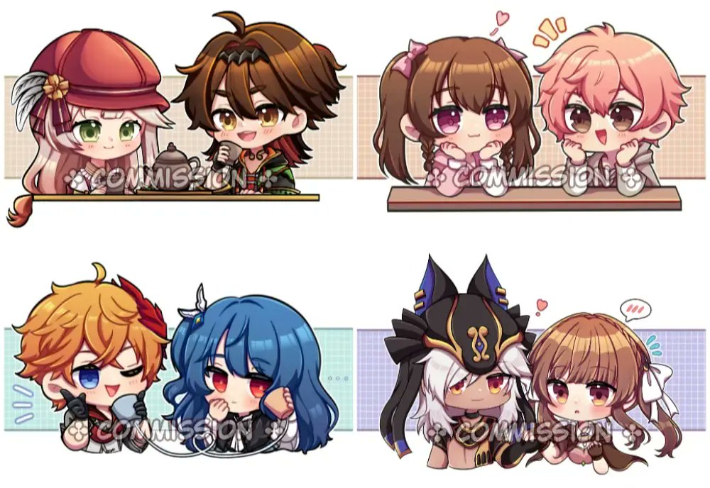 Shiyoyumeacc's tweet photo. Hi... do you know that I have comms open on vgen... trust me I draw adorable things... 

Link in below... https://t.co/Urmf8ToQ4u