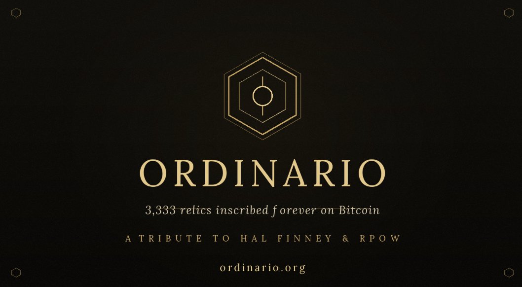 Ordinario NFT tweet media