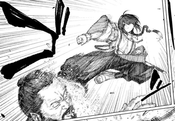 >RT

Fate/Samurai Remnant mangaka Mugetsu stated Saber's flying kick was modeled after Hideki Sugiguchi. The two collaborated previously with the "Encyclopedia of Action Poses."

As Sugiguchi was Kamen Rider Wizard's suit actor, this in fact is a true Rider Kick. 