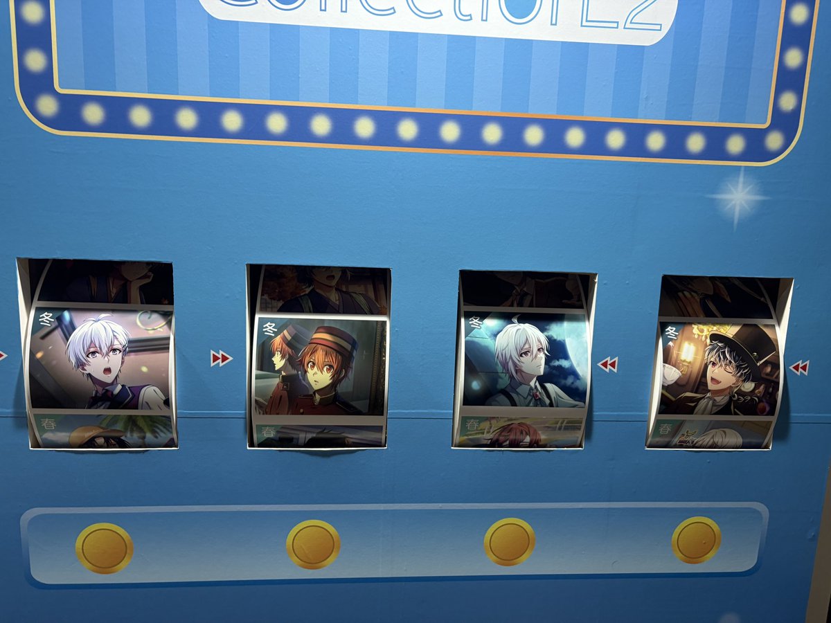 colore_27's tweet photo. EXPOのミニゲームの結果〜！
きなこは顔のパーツが画面内に入ったので良し！(自分に甘い)
ドラコレは推し揃えで行けそうだっのに中々出ないらしい季節揃え出来ちゃった😂ゲーム的には満点💯
魂は全然救えなかったけど推しいるし、緑組なので満点💯ユキさんいたら120点✨
箱の中身は2回目で当てられた！ https://t.co/h9hgQdfqcF