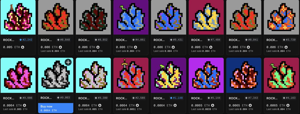 08x44's tweet photo. Supporting the @Mr_Anchovy_ community one rock at a time

Floor price 0.0065 ETH
1D floor  +630% ⤴️⤴️
24h volume 11 ETH
Total volume 26.8 ETH

Make @AdamWeitsman the coolest collector in town

Just make sure those minerals don’t go poof on you—might want to keep an eye on that

#Rockateral