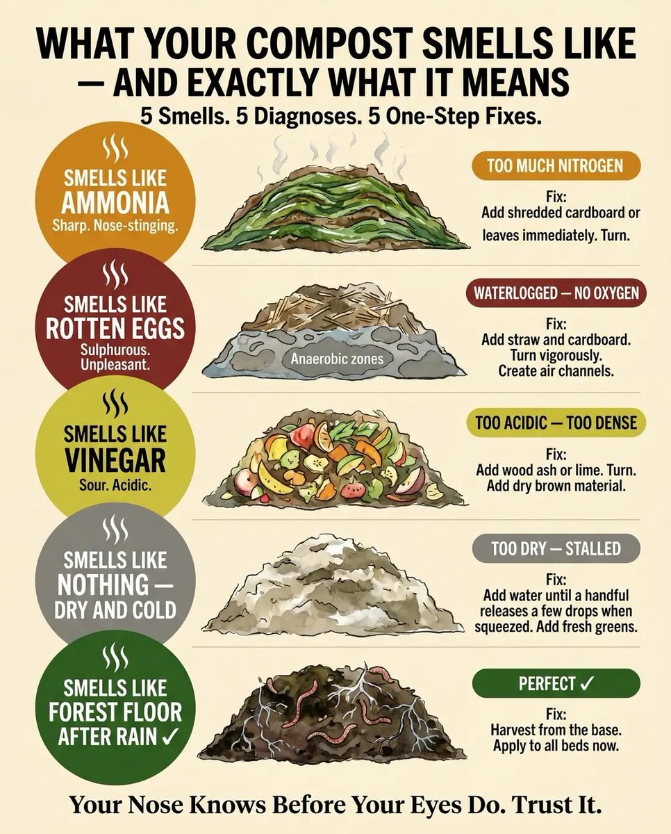Stinky Compost Your compost communicates through smell before it communicates through ...