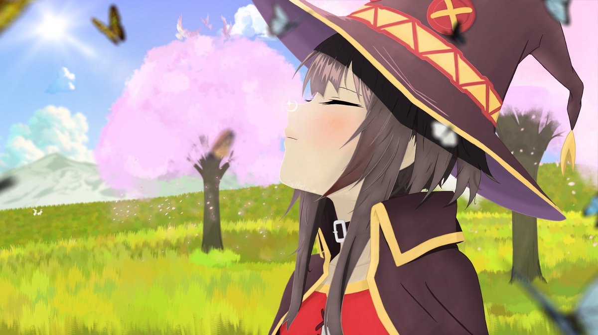 nocturiioDesign's tweet photo. Megumin 💥 
#fanartㅤㅤㅤㅤ #Megumin #Konosuba https://t.co/kMhxbk2MEZ