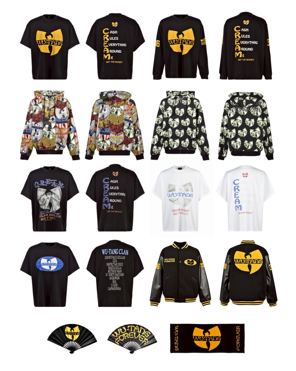 nubian_tokyo's tweet photo. 発売開始『Wu-Tang Clan × NUBIAN』原宿店のポップアップにRAEKWONがサプライズ来店し、ゲリラサイン会を開催するなど大盛況を収めた本コレクションが、オンラインストアに登場。Wu-Tang Clanメンバーのご厚意により、対象商品をご購入いただいたお客様にランダムでポストカードをプレゼント https://t.co/a79AcXXr9o