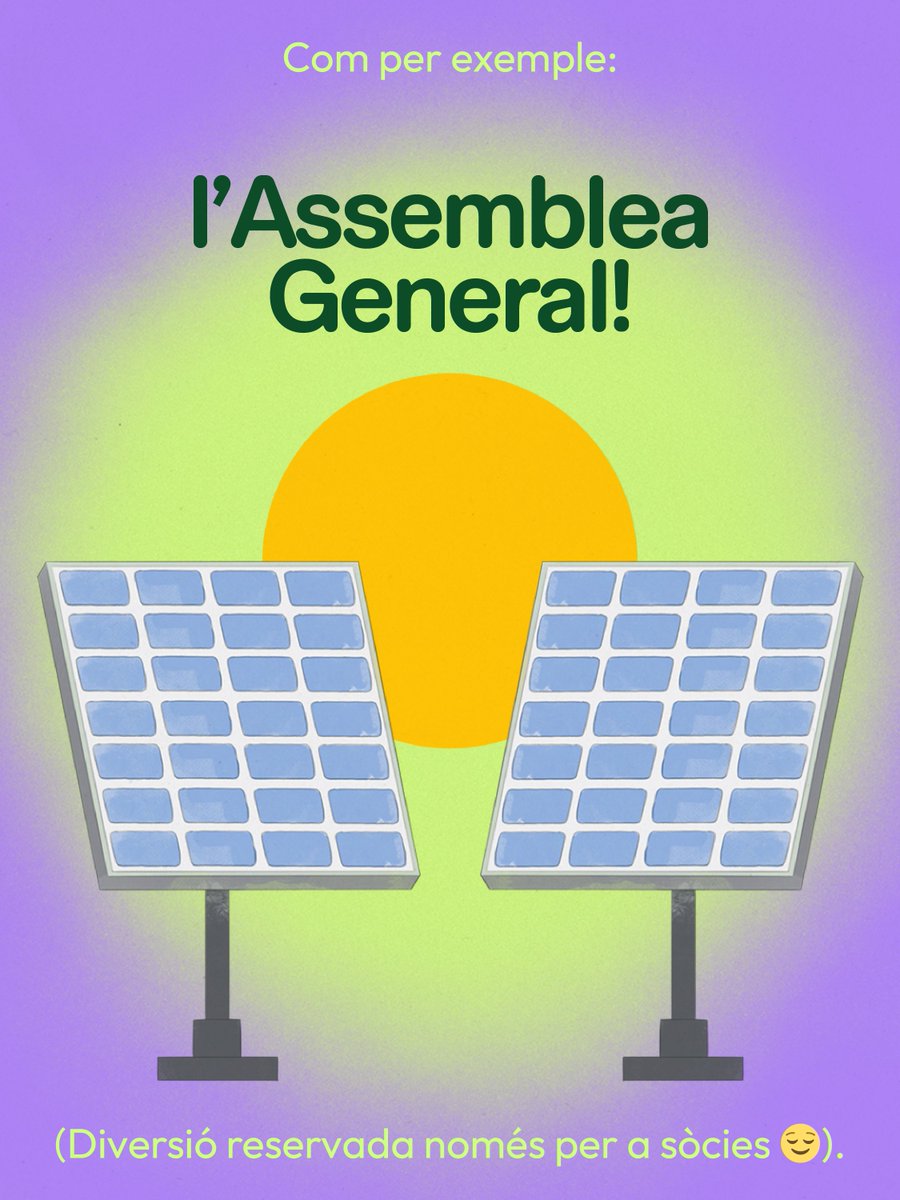 SomEnergia's tweet photo. 🎉 El FESTIVAL LLUUMM ja és aquí!

El 30 de maig tenim una cita doble a Girona: matí d'Assemblea General i tarda de festassa per celebrar els 15 anys de Som Energia! 🎂

👉  Més info i tiquets per al dinar: https://t.co/0LMsyyqMgr

#Assemblea #SomEnergia #SomAG2026 https://t.co/VuFeATXlG7