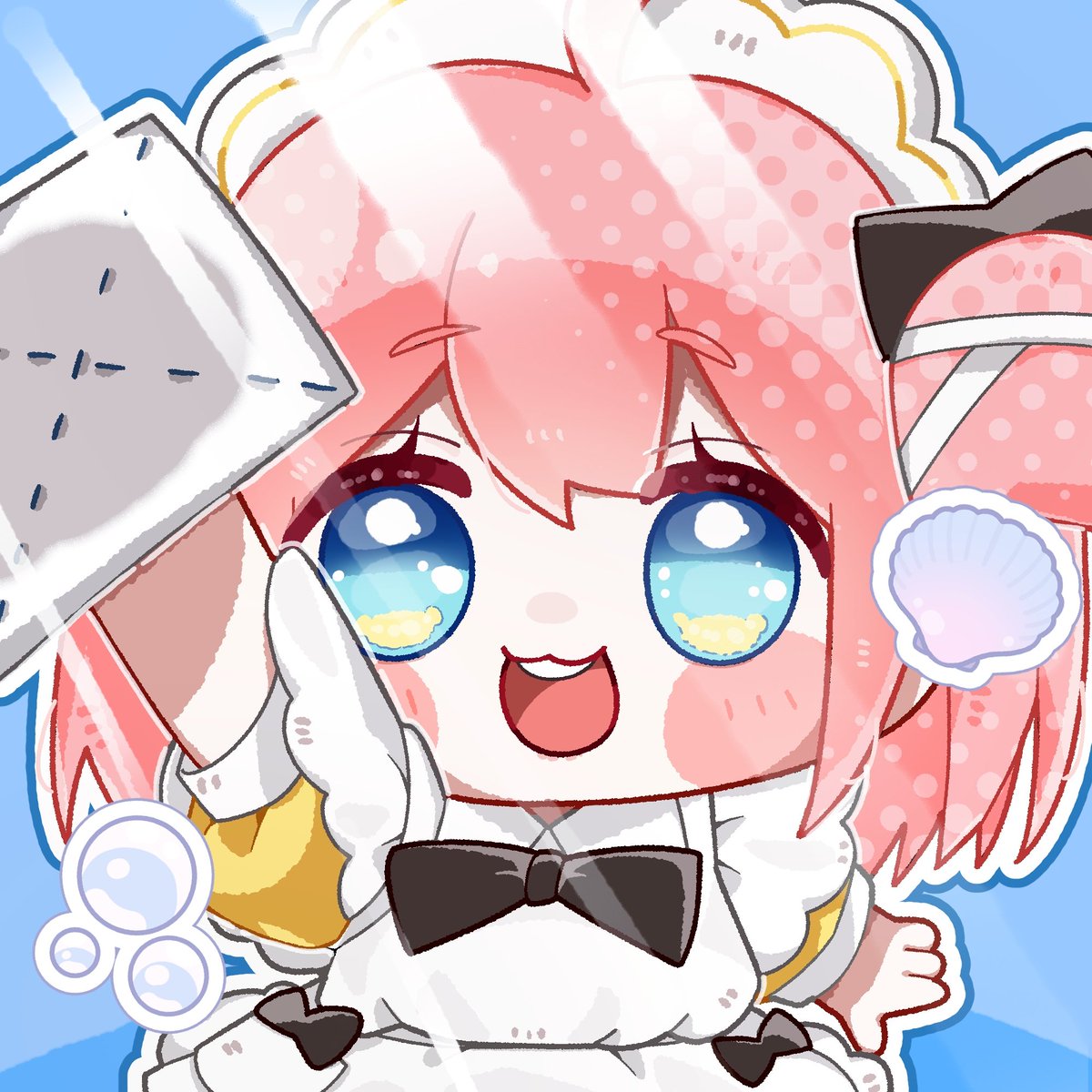 BIG_SCALLOPS's tweet photo. アイコン変えた🫡
アイコンおそうじクレープちゃん🩷
 #トリッカル https://t.co/VE2KtlSXek