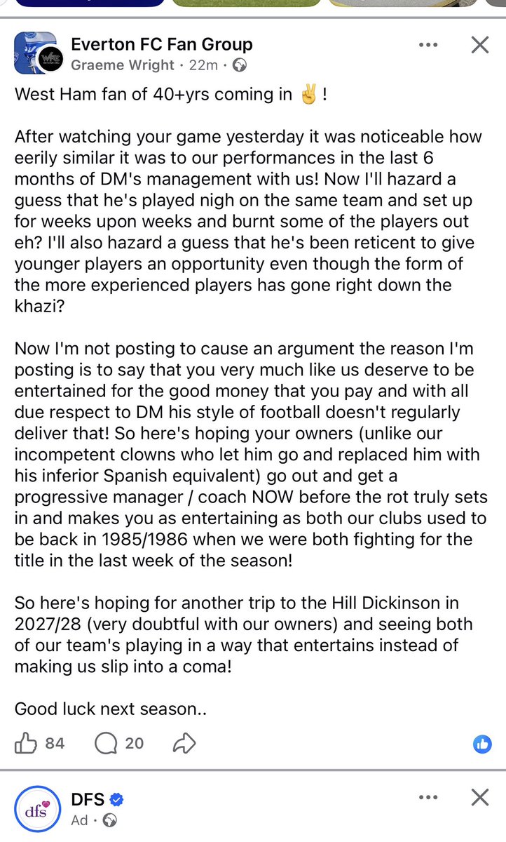 everton fan #moyesout tweet media