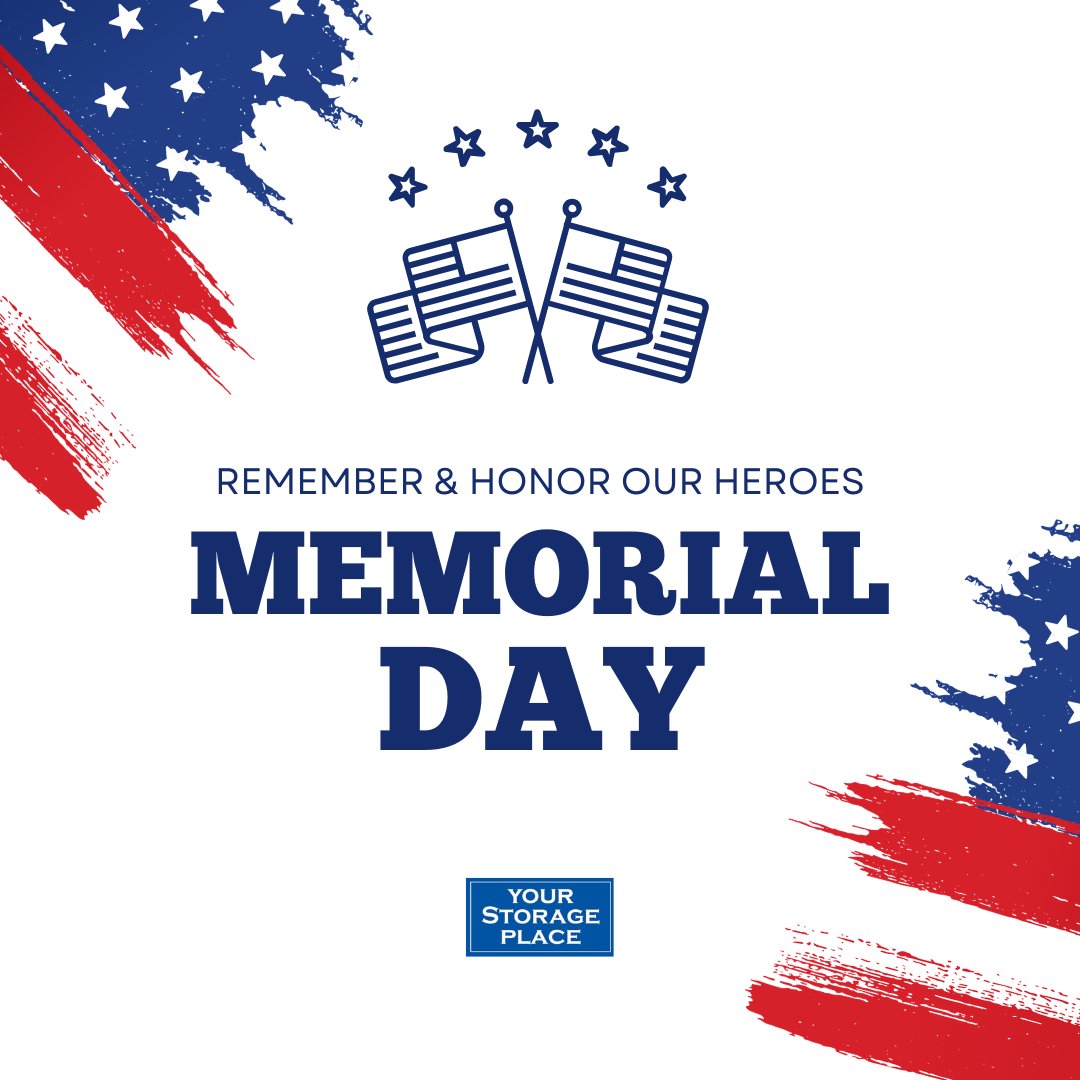 YSPPerrinBeitel's tweet photo. Honoring the brave. 🕊️

As we enjoy the holiday, the team at Your Storage Place reflects on the true meaning of today. We honor the memory of those who gave everything for our freedom.

We are proud to be part of this community and grateful for our heroes. https://t.co/tcoKbrnJ2Y