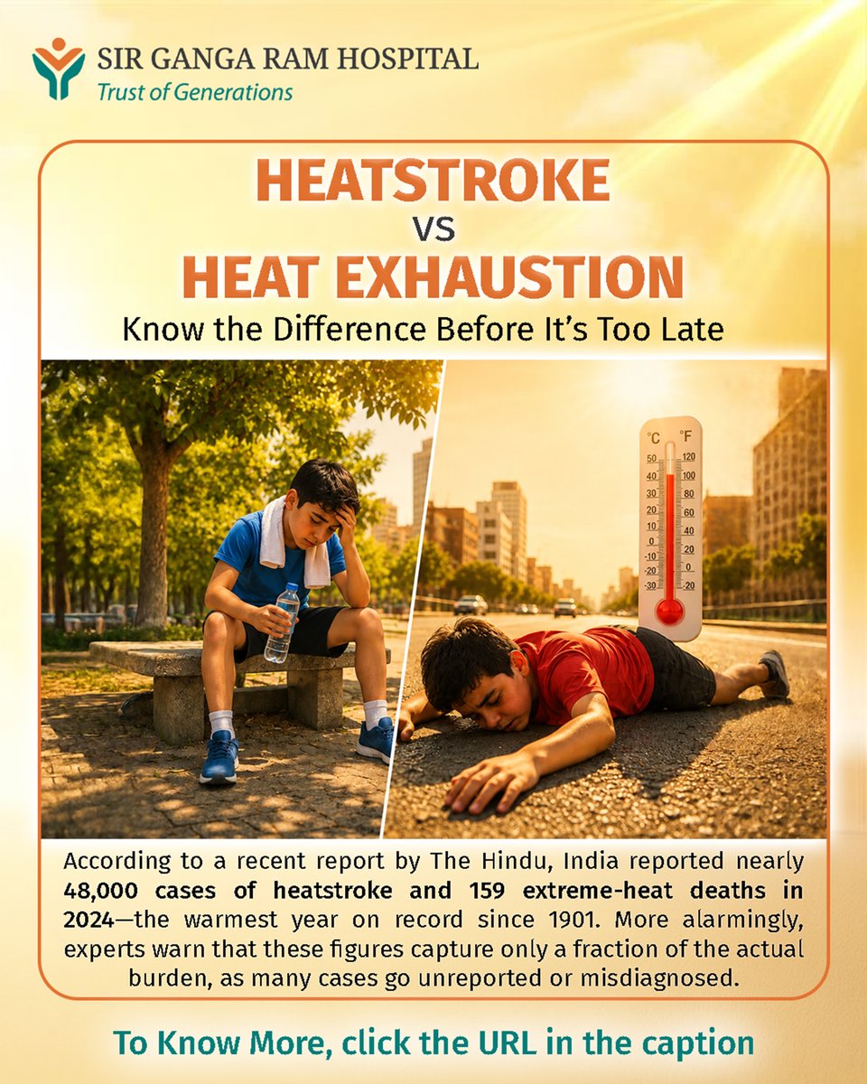 sgrhindia's tweet photo. Rising temperatures are no longer just uncomfortable - they are becoming a serious public health concern. 

To read more, click here: https://t.co/SRx5SooP9T 

#sgrh #bondoftrust #trustofgenerations #heatstroke #heatwave https://t.co/1bupKq9ULf