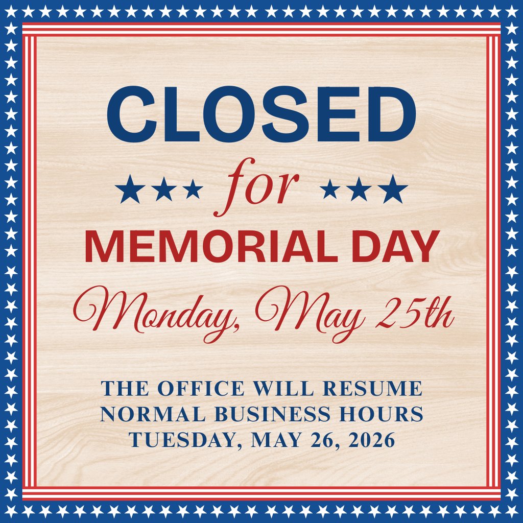 ESU_16's tweet photo. Just a reminder that both ESU 16 offices will be closed today, Monday, May 25th.  Happy Memorial Day! https://t.co/MBDapcn32B