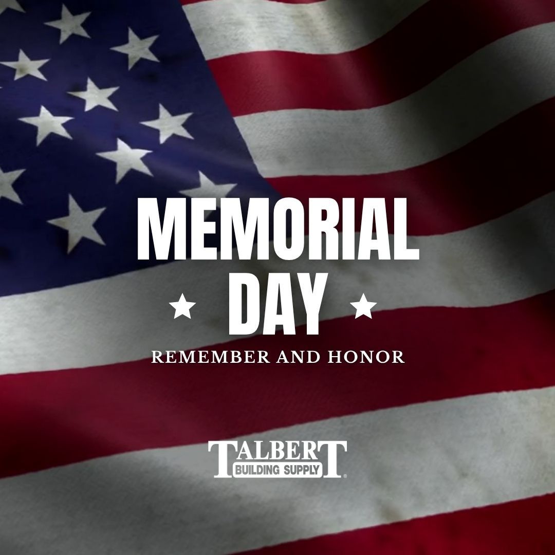 TalbertNews's tweet photo. Today, we honor the brave and selfless individuals who gave their lives in service to our country. In observance of Memorial Day, all locations will be closed. https://t.co/BukrYkJpwn