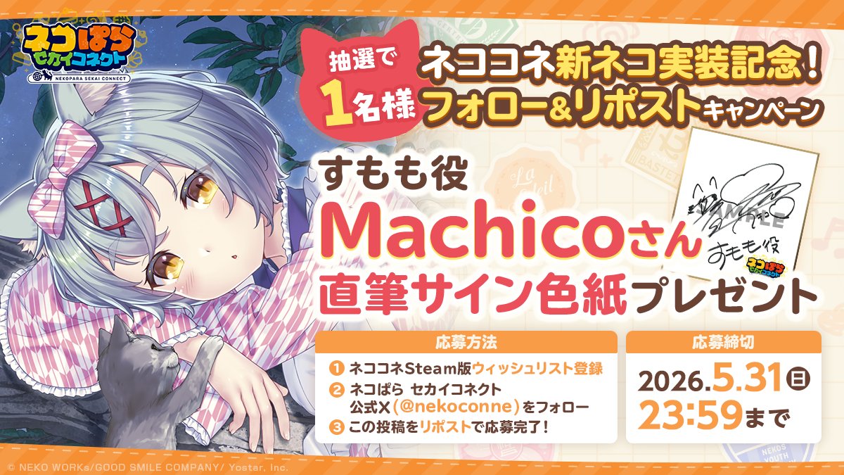 ネコぱら セカイコネクト公式 tweet media