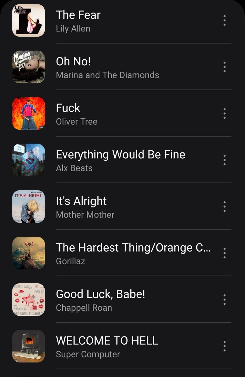 Unpepular's tweet photo. In light of my tooth extraction tomorrow I decided to make a playlist for it https://t.co/KaG1TAWWuy