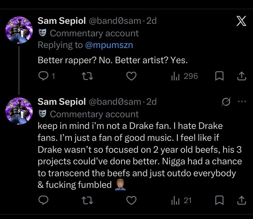 Sam Sepiol tweet media