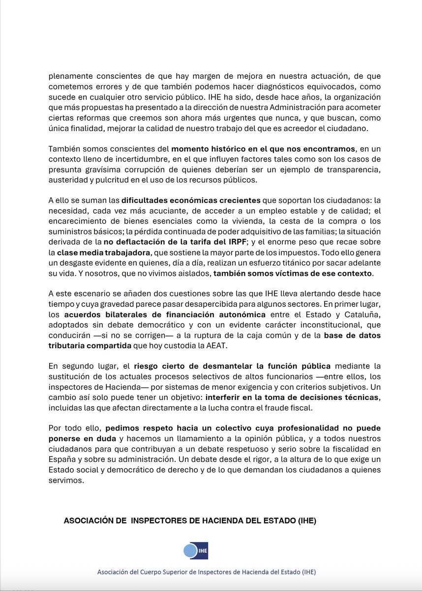Asociación de Inspectores de Hacienda del Estado tweet media
