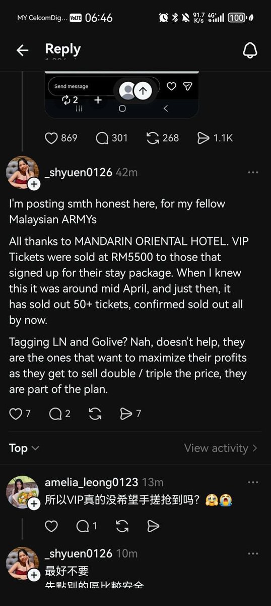 MOON🌙🧸fina nak jmpa bangtan💜😭😭😭😭 tweet media