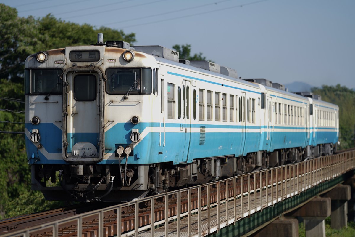 yanagi185's tweet photo. キハ47-177が廃車になるということで最後に撮影してきました https://t.co/MYCPfFXyKC