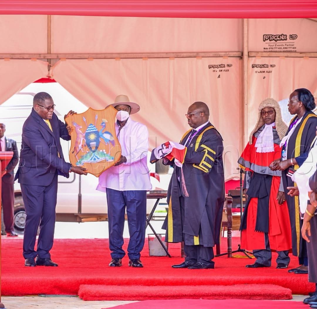 markElisheba's tweet photo. Hon. Jacob Oboth Marksons has been duly elected Speaker of the 12th Parliament after securing the majority of votes cast by Members of Parliament during the first sitting. https://t.co/CArFe8GNwV
