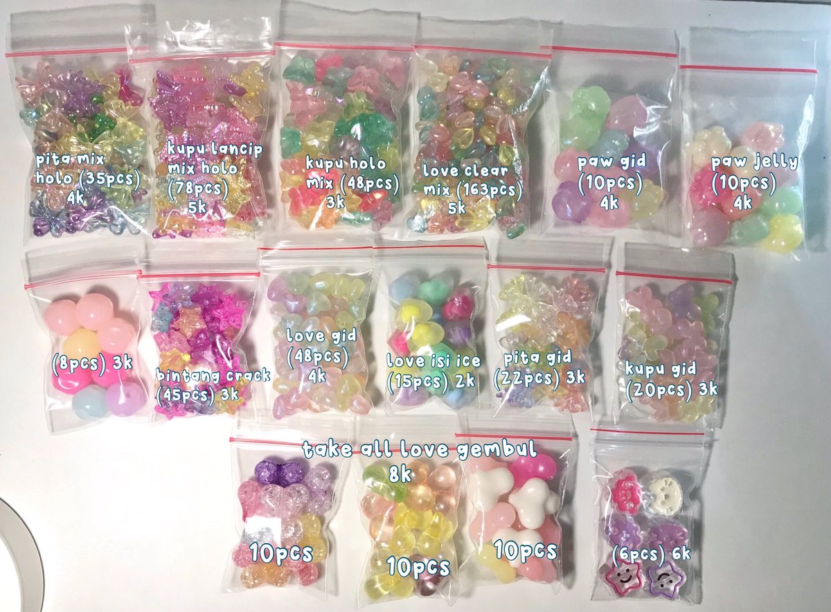 luvryjake's tweet photo. [PART 3] wts preloved manik-manik/beads
✅details &amp; price on pict (inc adm oyen)
🏡jakarta timur, ina

A thread https://t.co/RuwZmIhoID