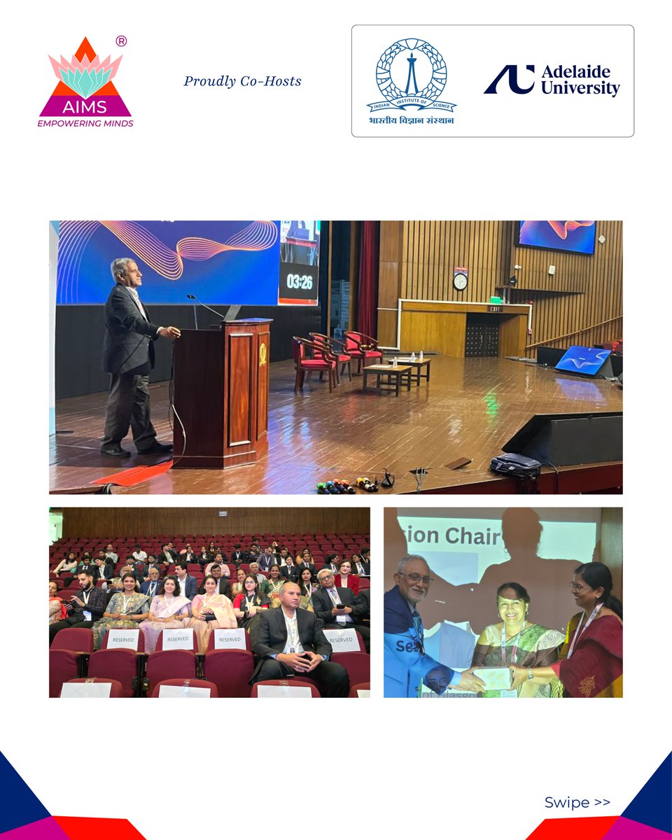 AIMSinstitutes's tweet photo. Day 1 of the International Conference on Innovation &amp; Entrepreneurship for Deep-Tech Startups brought together global voices from academia, industry &amp; entrepreneurship.

#aimsinstitutes https://t.co/KuA7O2uZBk