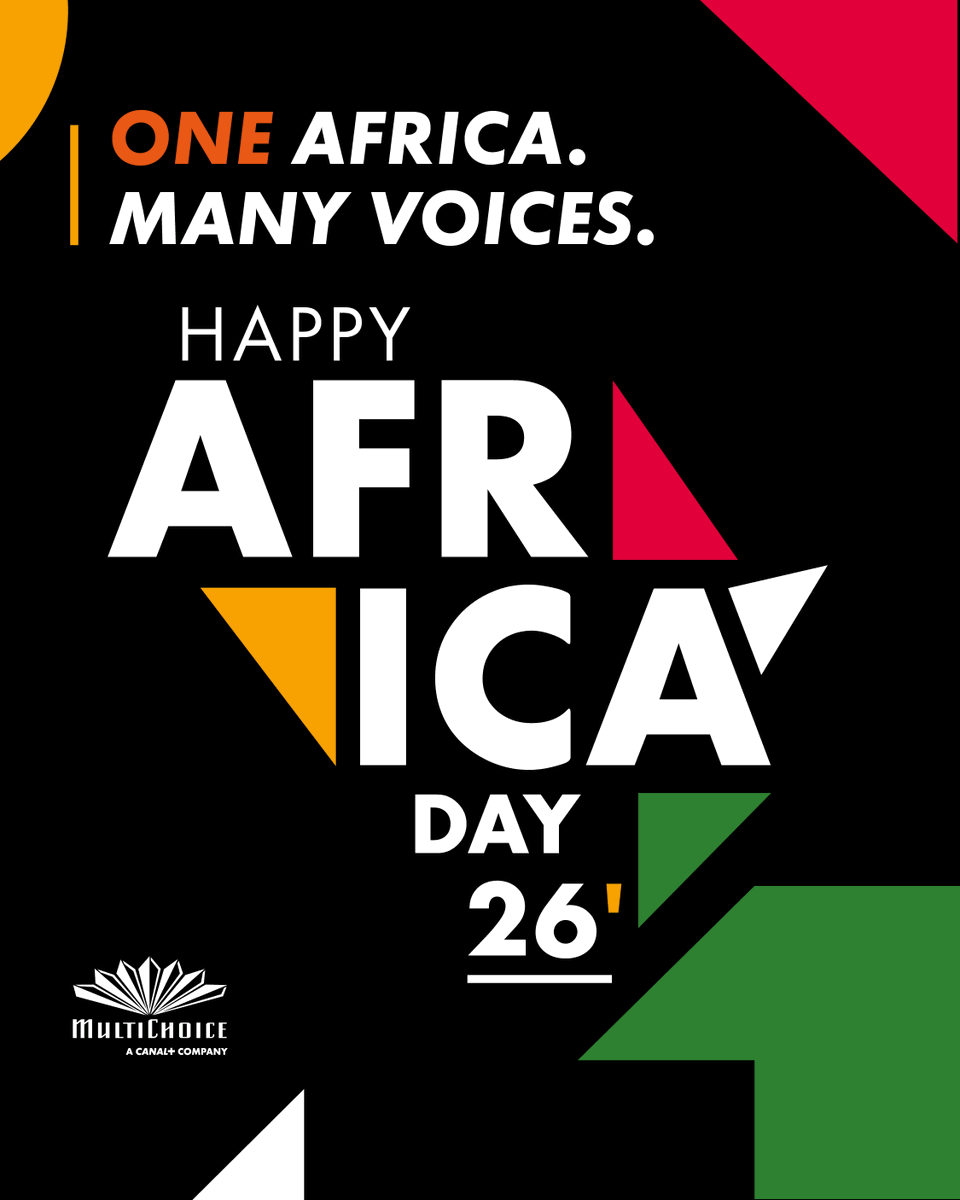 MultiChoiceGRP's tweet photo. This Africa Month, we're celebrating the coming together of this continent. Celebrating our one-ness, our diversity, our culture and the richness of our stories. ​
​
We celebrate and recognise that Africa is, because of her people. From the bustling streets of Mombasa to the peaks of Kilimanjaro. From the depths of the Masai Mara to the depth of Cape Town.​

And as we celebrate today, let us celebrate our stories and the people who bring them together​
​
Happy Africa Day​.