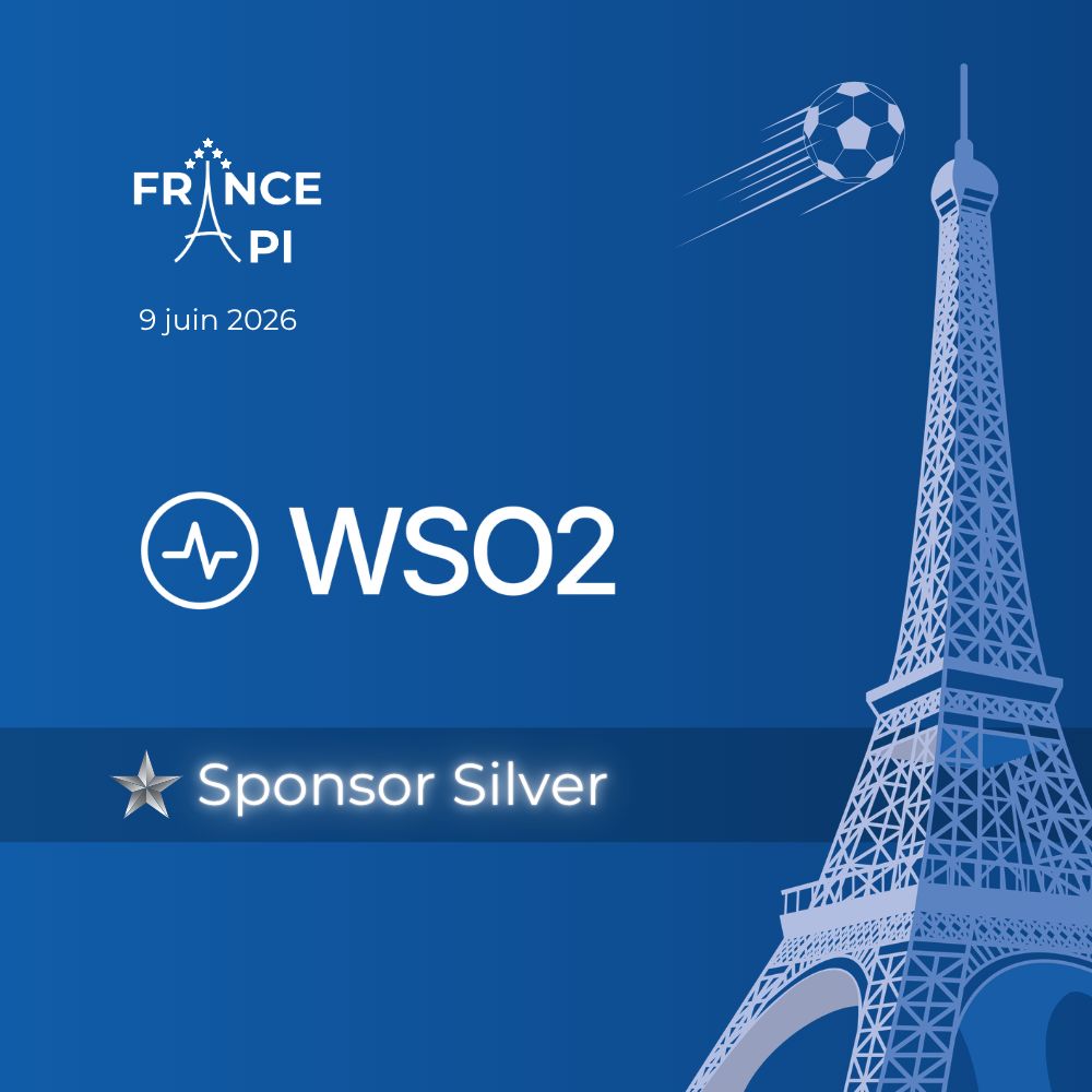 wso2's tweet photo. WSO2 sera Silver Sponsor à #FranceAPI à Paris !

📍 Session : Sécuriser les agents IA : de l'intégration LLM à l'autonomie complète
 🕒 11h20 – 11h55

Venez découvrir comment sécuriser les agents IA de bout en bout et rencontrer notre équipe sur place !
#IA #API #WSO2 https://t.co/dcUp9wdKRA
