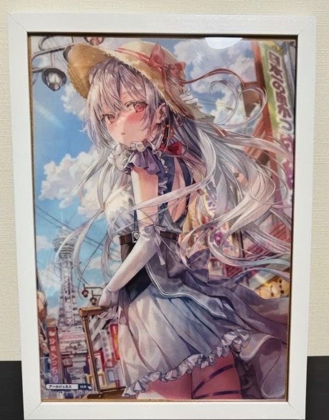 ももこ 作 #版画 本日 #アールビバン 展覧会(#久留米リサーチパーク)で