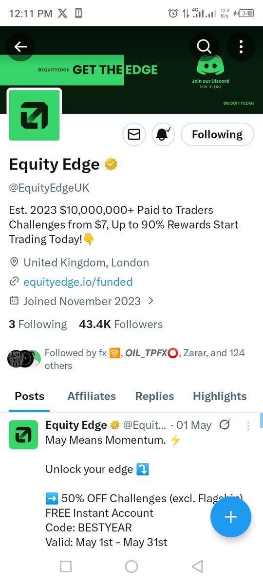 GIWA__FX's tweet photo. @ZararEquityEdge @EquityEdgeUK All taks done ✅✅✅ https://t.co/2YZJkQyMLX