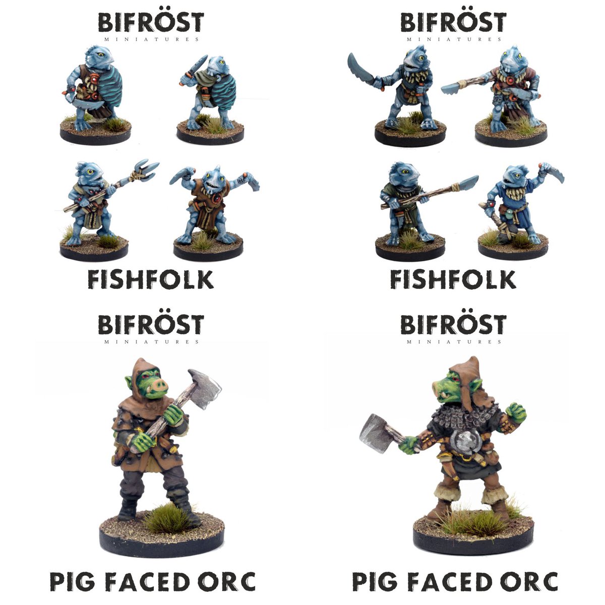 warbases's tweet photo. We are excited to share 24 of the 25 new packs of Bifrost Miniatures fantasy figures which will be released this weekend at the UK Games Expo. The 25th will be announced later this afternoon! https://t.co/WJjxyPBuum