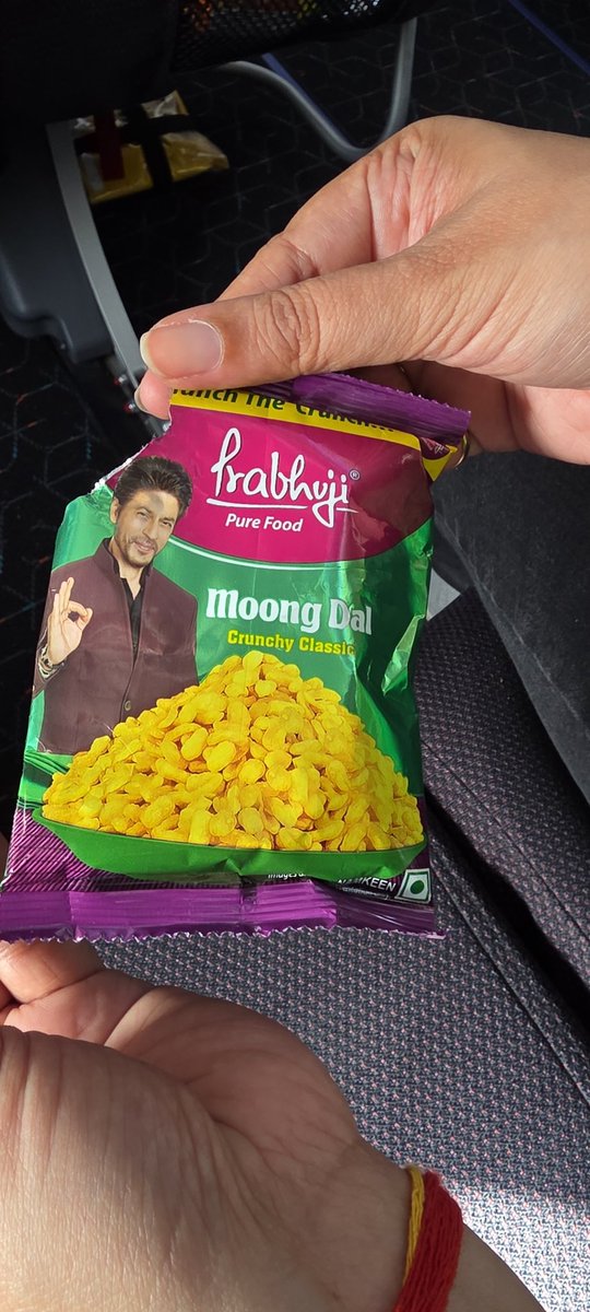 PurveshJanee's tweet photo. See the expiry date of the snacks (moongdal) served. https://t.co/kcfynOv8P5