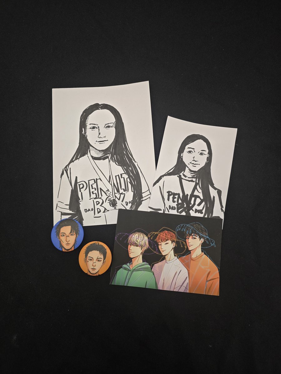 skzstay811's tweet photo. thank you for the lovely on the spot portrait, @villa_ink!! nice meeting you~๐ซถ
#ST11LLwithSVT๐โจ๏ธ https://t.co/HfI714Q5dF