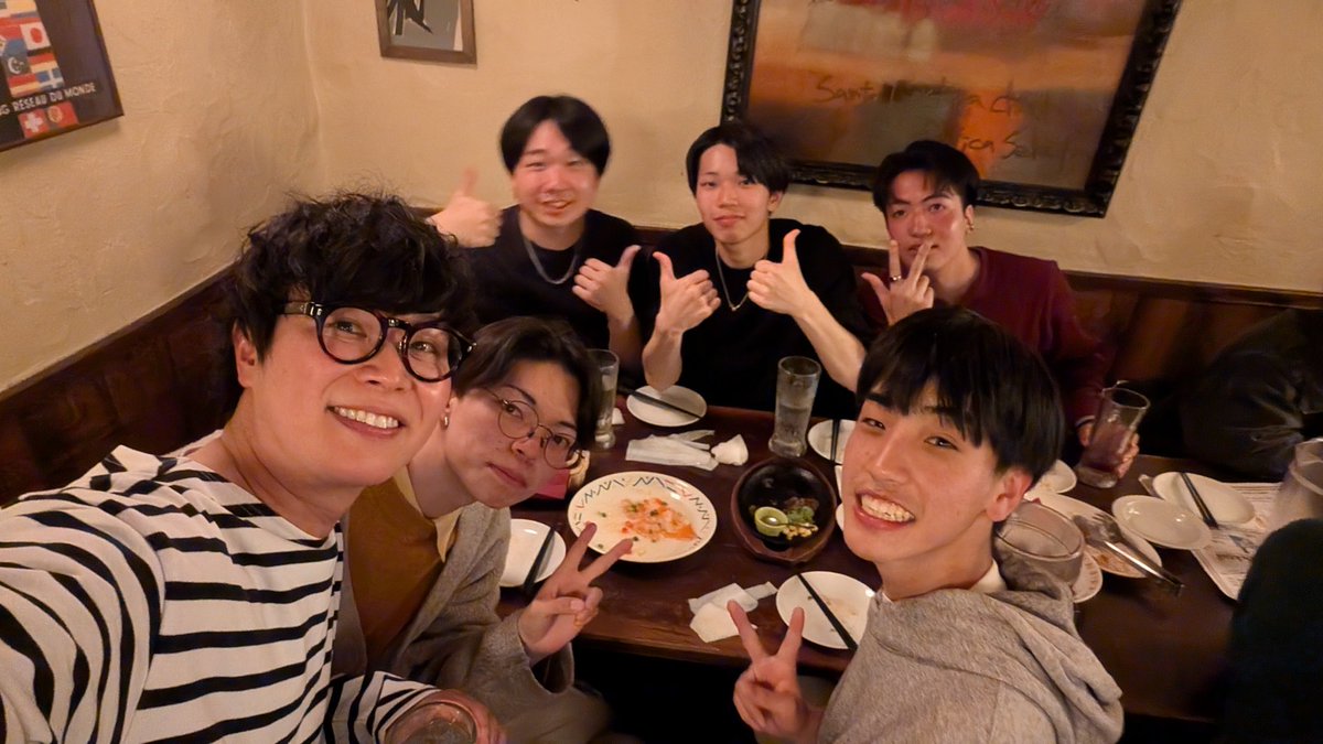 ikunaofire's tweet photo. SAF2026打上げ！！
打ち上げまで楽しみ尽くした2日間でした✨️
仙台好き過ぎる🌳
#SAF2026 https://t.co/xOAqNoQw5x