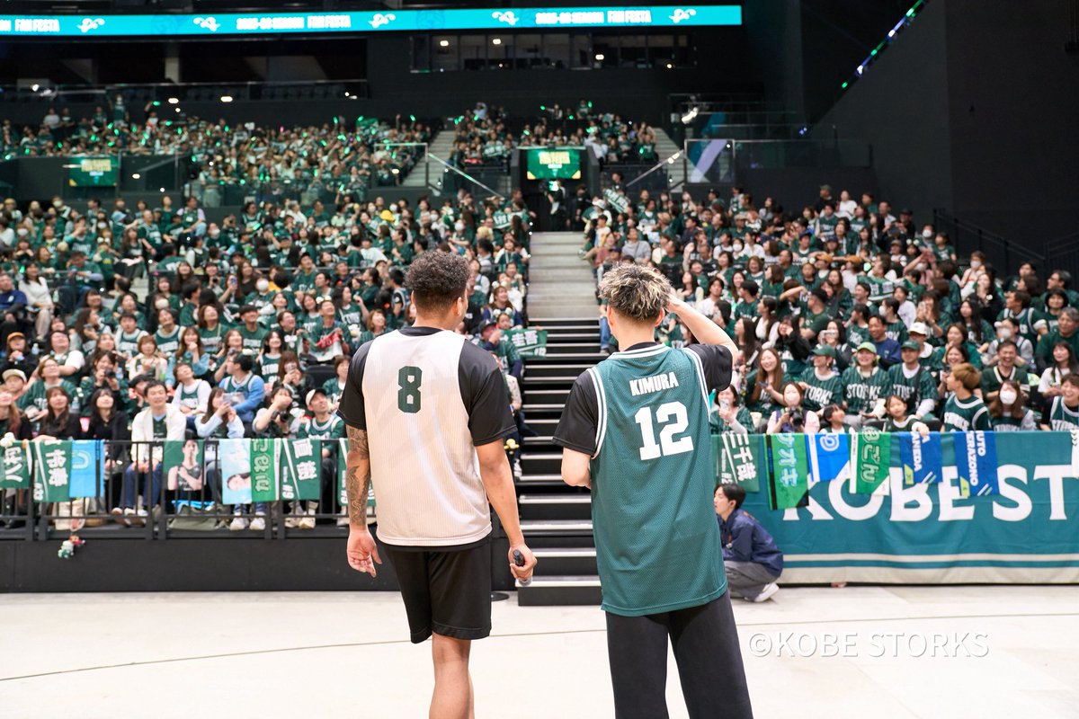 STORKS_OFFICIAL's tweet photo. ◤STORKS ARCHIVE◢

2026.4.19

いつもとは少し違っていた、
ファン感謝祭📸

▼たくさんアップしました🆙
https://t.co/TNfhbSStFZ

#神戸ストークス https://t.co/GuZ2sh8VB8