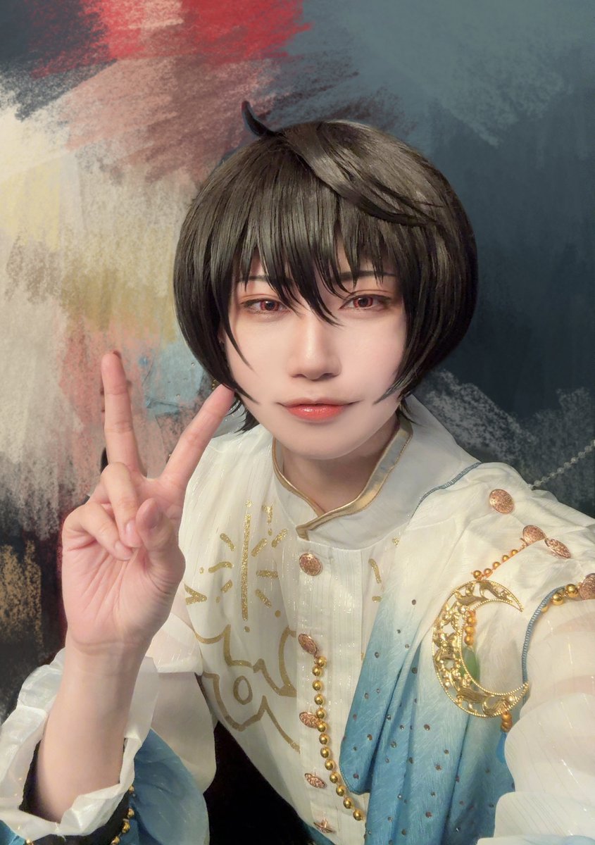 ooo_en_'s tweet photo. ⚠︎cos

いこちゃんの司と凛月で撮影してきた〜！

久しぶりのスタパレ💫(とF2も着てきた)
可愛い作り込みできて大満足だしとっても楽しかった〜💙 https://t.co/JNGid8yu5S