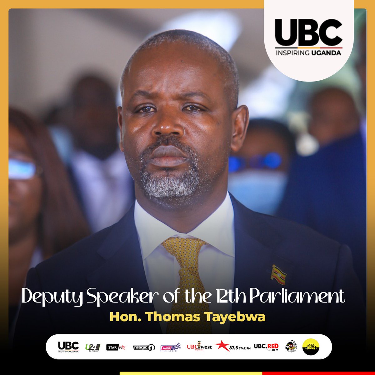 ali__rahma's tweet photo. Rt.Hon.Oboth Oboth, the Speaker of the 12th Parliament and The Deputy Speaker Thomas Tayebwa

Congratulations 🎉 🎉 @Parliament_Ug @ubctvuganda https://t.co/PCmh554eiL