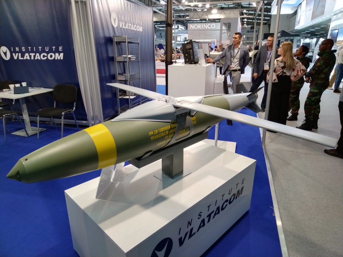 Slavic951's tweet photo. Serbian standoff

Serbian companies (Vlatacom and EDePro) are developing standoff munitions, all at different stages of R&amp;D:
- Vila 1 (ground launch cruise missile)
- Vila 2 (air launched)
- Gliding and guidance kits for Mark 84 bombs
- Goshhawk (fixed wing loitering munition) https://t.co/SnSElQ4Rza