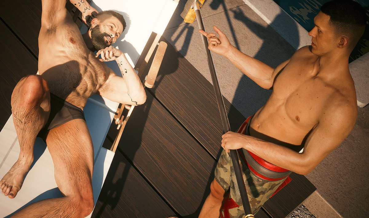 StaticFrenzy's tweet photo. Poolside

"Pool is sparking, Paco. C'mere &amp; we'll discuss payment &amp; a little extra for all that hard work you've put in." https://t.co/7FReVHQs7e