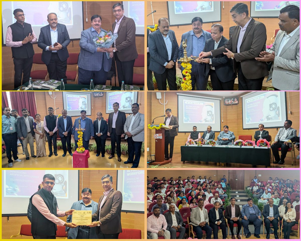 STPIBengaluru's tweet photo. Dr. Sanjay Tyagi, Director, STPI Bengaluru, inaugurated the STPI Skill Development Activities – Mysuru Initiative, supported by Intel India, with a 2-day training program on “AI for Future Workforce” at JSS Science and Technology University, Mysuru. https://t.co/N73ardWPxn